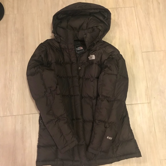 North Face brown down puffer! - Picture 2 of 5